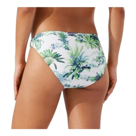 Tommy Bahama Art of Palms Reversible Shirred Hipster Bikini Bottom NWT - Picture 4 of 8
